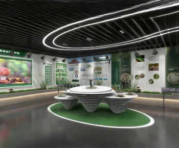 Modern Exhibition Hall-ID:422094115