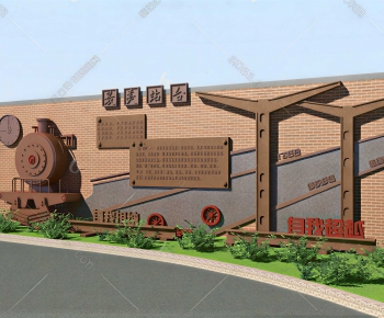 Industrial Style Landscape Wall-ID:819468983