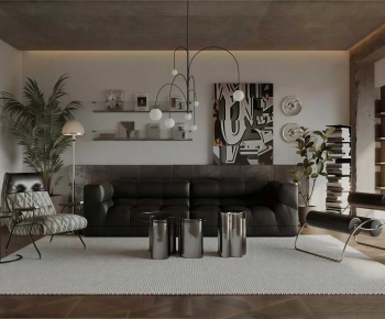 Modern A Living Room-ID:699687008