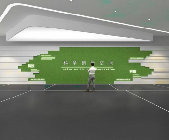 Modern Exhibition Hall-ID:574219945