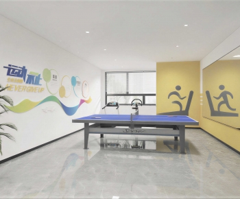 Modern Staff Recreation Room-ID:105036021