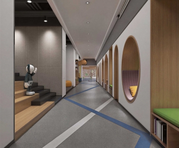 Modern Children's Kindergarten-ID:758505117