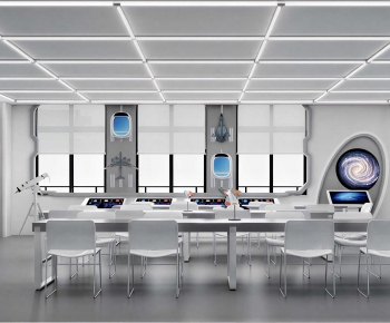 Modern Exhibition Hall-ID:130651085