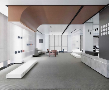 Modern Office Reception Desk-ID:291094069