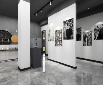 Modern Exhibition Hall-ID:128751994