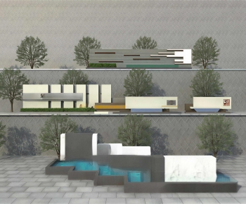 Modern Landscape Wall-ID:830177079