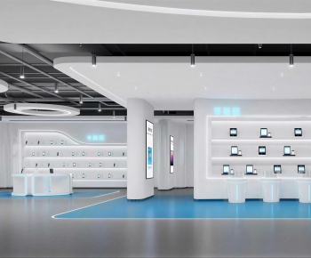 Modern Exhibition Hall-ID:497883088