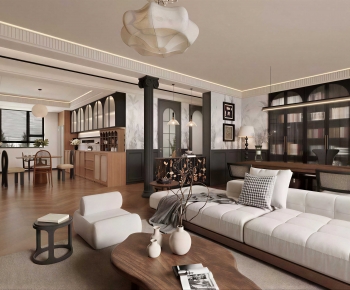 Modern A Living Room-ID:835919415