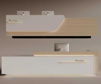 Modern Reception Desk-ID:953423989
