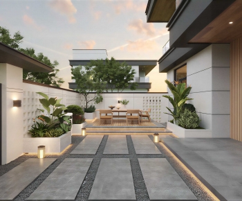 Modern Courtyard/landscape-ID:143148909