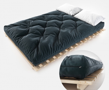 Modern Double Bed-ID:596688997