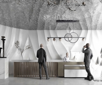 Modern Office Reception Desk-ID:479049766