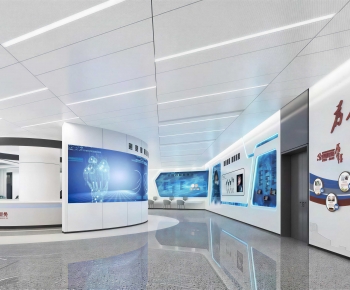 Modern Exhibition Hall-ID:849983933