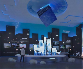 Modern Exhibition Hall-ID:126668938