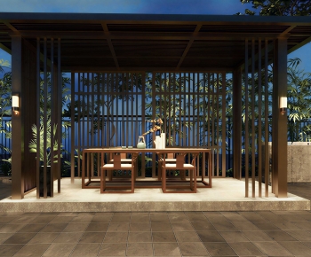 New Chinese Style Tea House-ID:350260979