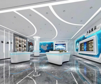 Modern Exhibition Hall-ID:303832057