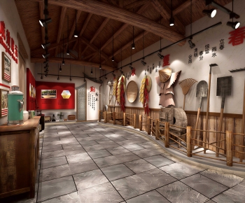 New Chinese Style Exhibition Hall-ID:361742979