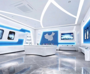 Modern Exhibition Hall-ID:784172067