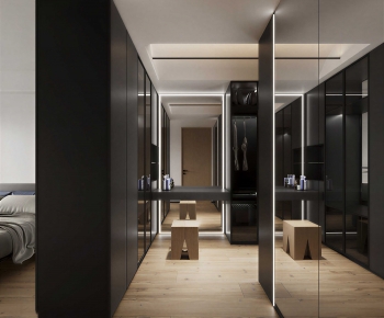 Modern Clothes Storage Area-ID:535753012