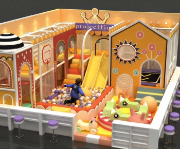 Modern Children's Amusement Park-ID:373110062