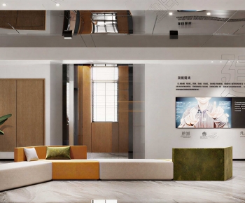 Modern Office Reception Desk-ID:469465977