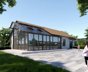 New Chinese Style Public Building-ID:905045038