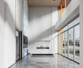 Modern Office Reception Desk-ID:122019051