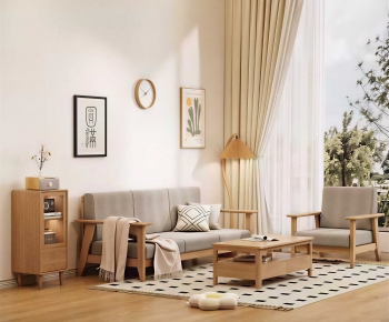 Nordic Style Sofa Combination-ID:450797087