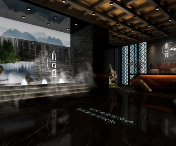 New Chinese Style Exhibition Hall-ID:791143893