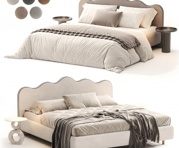 Modern Double Bed-ID:286860524
