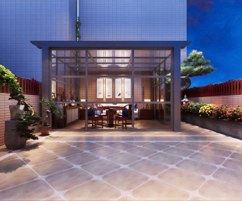 New Chinese Style Glass Sun Room-ID:161709846