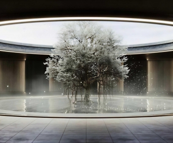 Modern Rockery Waterscape-ID:647752058