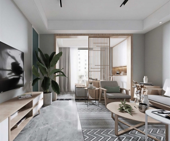 Modern A Living Room-ID:874874118