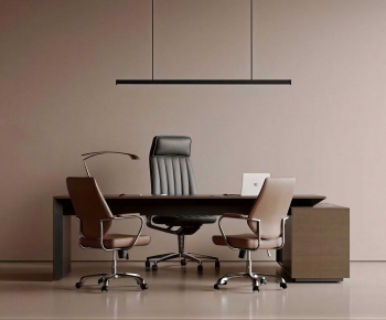 Modern Office Desk And Chair-ID:289410116