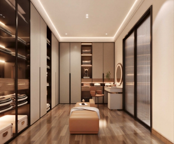 Modern Clothes Storage Area-ID:455682999