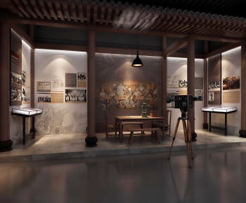 New Chinese Style Exhibition Hall-ID:730067016