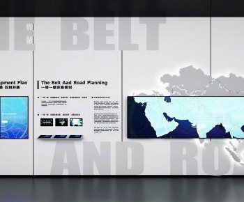 Modern Exhibition Hall-ID:703324084