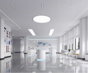 Modern Exhibition Hall-ID:484957934