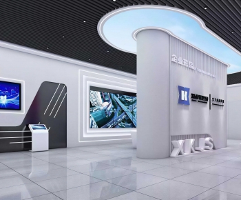 Modern Exhibition Hall-ID:939501055