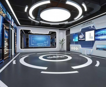 Modern Exhibition Hall-ID:377748973