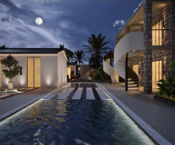 Modern Courtyard/landscape-ID:590393078