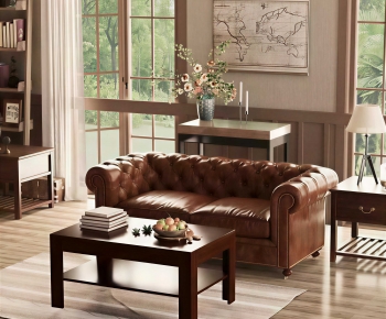 American Style Sofa Combination-ID:232575899