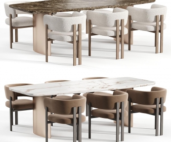 Modern Dining Table And Chairs-ID:363269093