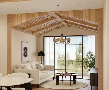 Modern A Living Room-ID:369615089