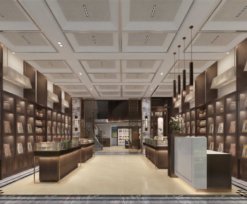 New Chinese Style Bookstore Book Bar-ID:156332978