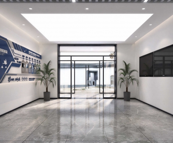 Modern Exhibition Hall-ID:665076979