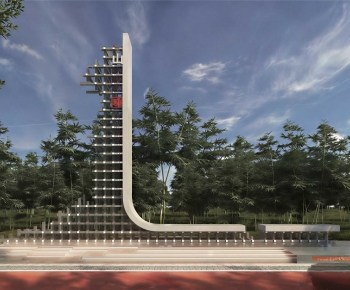 Modern Sculpture Sketch-ID:407676946