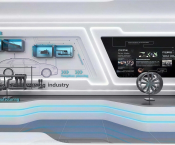 Modern Exhibition Hall-ID:435749056