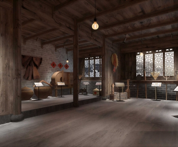 New Chinese Style Exhibition Hall-ID:200670004