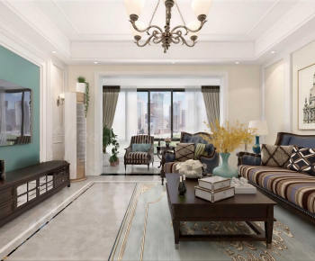 European Style A Living Room-ID:661160959